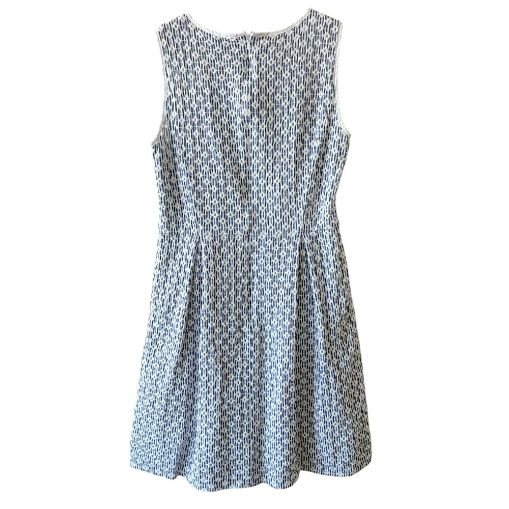 Brooks Brothers Blue and White Patterned Dress - Picture 2 of 11